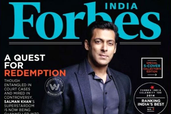 Salman khan forbes india no 1 celebrity