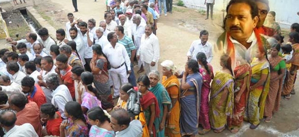 Congress minister wife halchal in local body election center