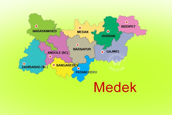 Which rupee wins in medak by poll