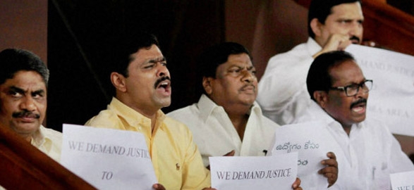 Tdp lok sabha mps take fast new delhi