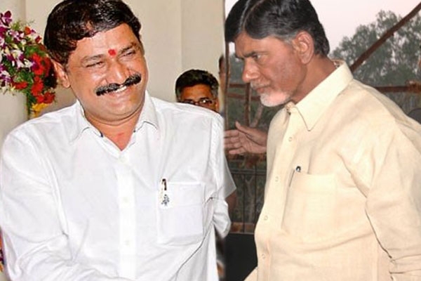 Minister ganta srinivasa rao meets on cm channdrababu naidu