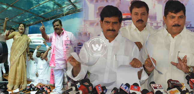 Nannapaneni rajakumari fire on trs leaders