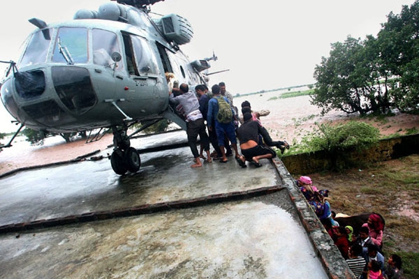 Ap government sent relief fund to flood affeclted kashmir