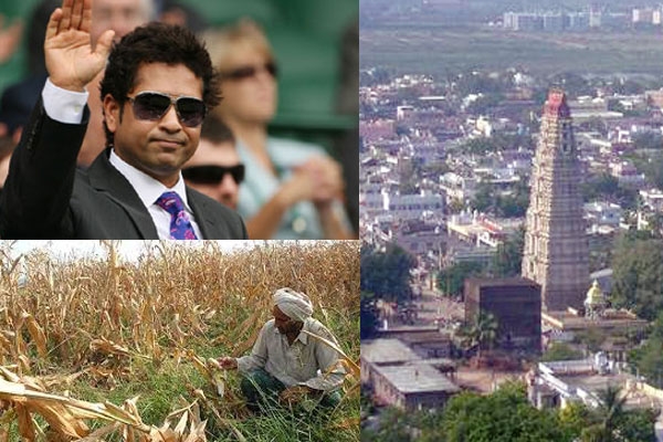 Sachin tendulkar bought 120 acres in mangalagiri