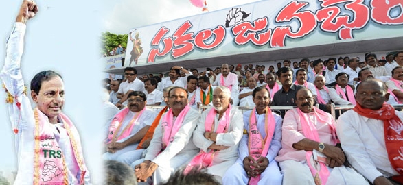 Kcr for hyderabad as telangana capital warns stir