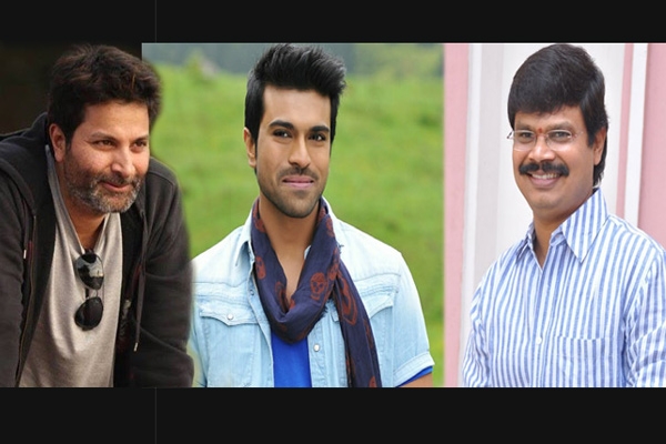 Charan under trivikram and boyapati direction