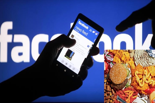 Children and youth addicted to junk food with the facebook and social media