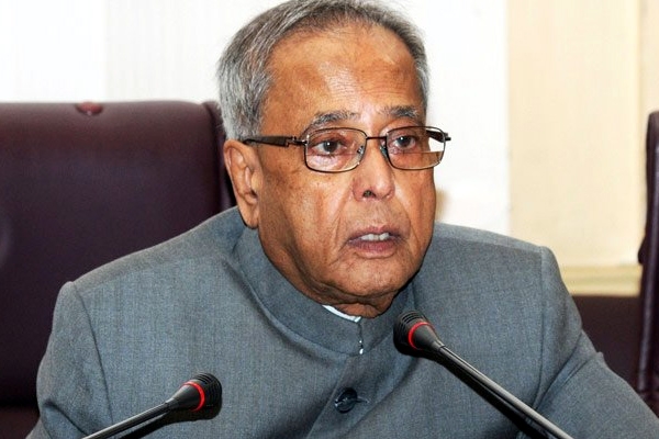 Pranab slams tdp and tmp mps over parliament room issue