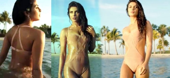 Priyanka chopra two piece bikini exotic video feat
