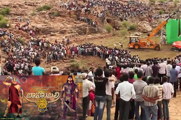 Fire accident in bahubali shooting