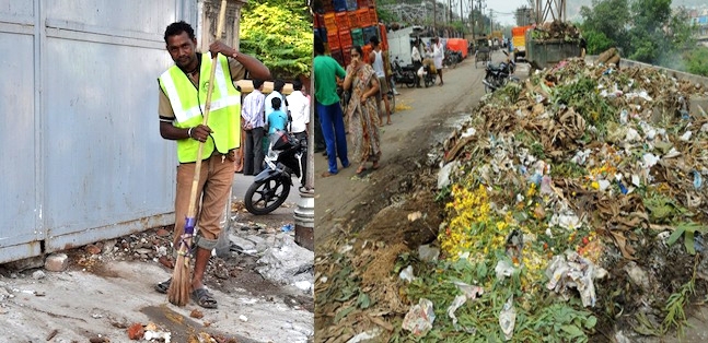 Hyderabad stinks as civic staff go on strike