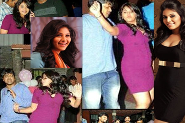 Actress anjali turned as hyderabad party girl