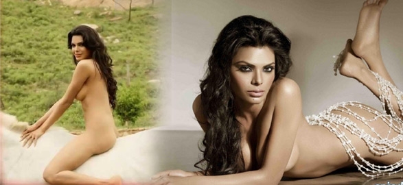 Sherlyn chopra rides stark naked on a horse