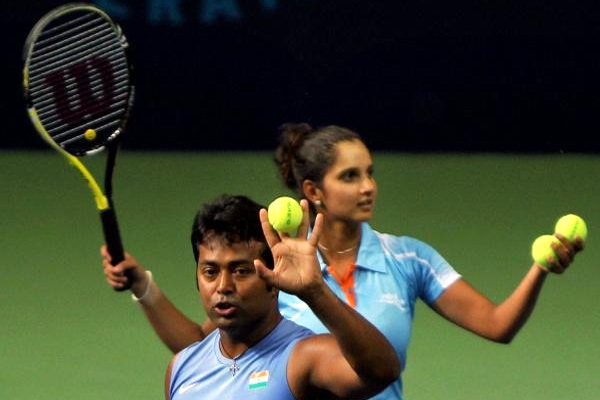 Sania mirza and leander pace wining start in australia