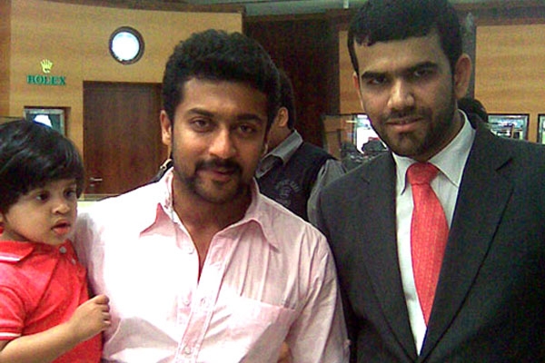 Actor suriya in dubai