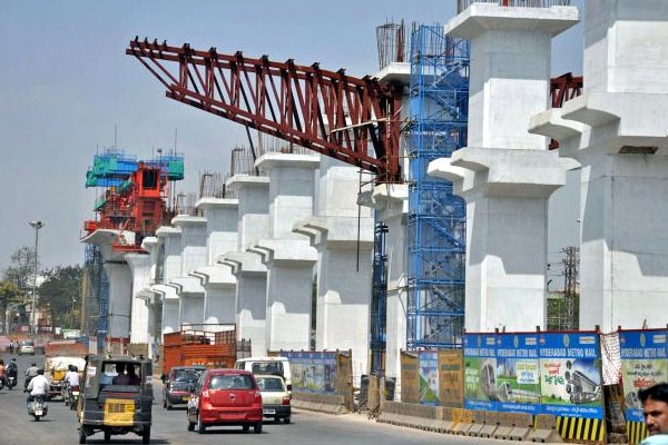 Hyderbad metro works as per old agreement