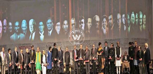 Pranab presented ndtv 25 indian legends