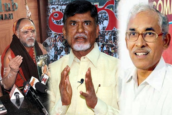 Sri swaroopanandendra saraswati and bv raghavulu controversial comments on chandrababu naidu