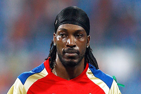 Injured chris gayle out of odi series against india
