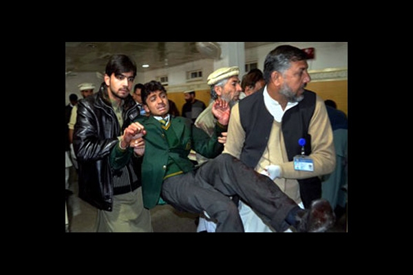 23 dead in peshawar school attack taliban militant blows himself up
