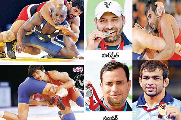 Indian players won gold silver and bronze medals