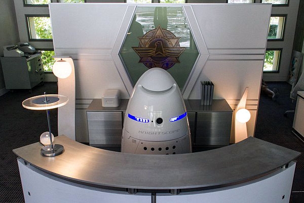Silicon valley of california gets five foot tall robot security guards