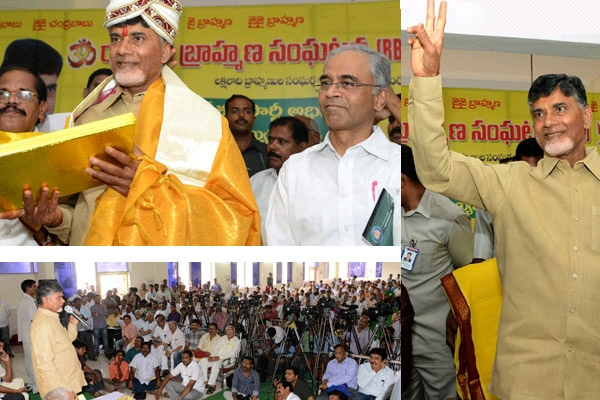 Chandrababu boons to brahman community