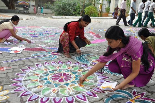 Rangoli will not do on amavasya day