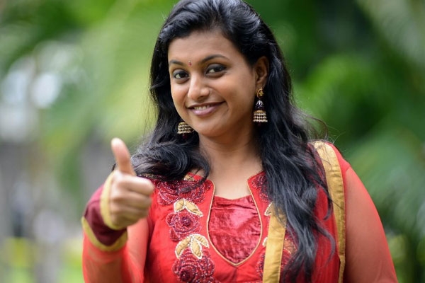 Jagan mla roja looks on pawan kalyan