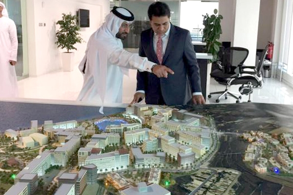 Dubai smart city company investors invest money telangana state hyderabad city