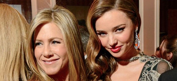 Miranda kerr gifts lingerie to jennifer aniston