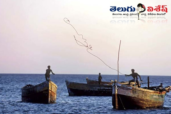 Two countrys on indian fisherman