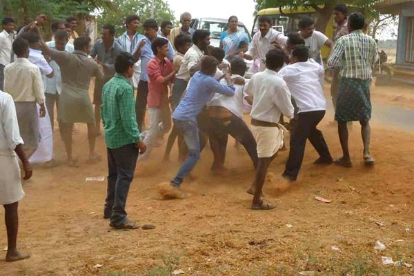 Clashes between paties even after polling