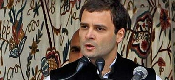 Rahul gandhi urges leaders not to stray from party line