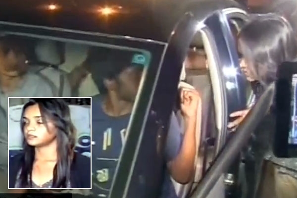 Krishna district pamarru mla uppuleti kalpana daughter keerthi caught drunk n drive case