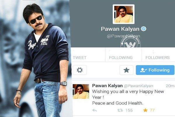 Pawan kalyan twitter account fallowers record