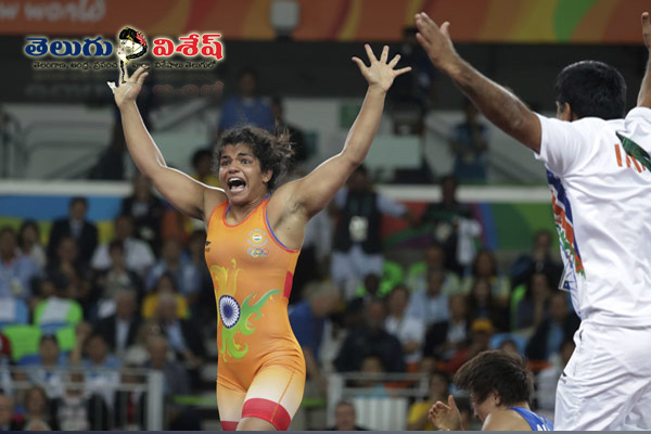 Sakshi Malik medal at Rio