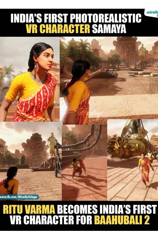 Ritu Varma Baahubali Virtual Reality Character